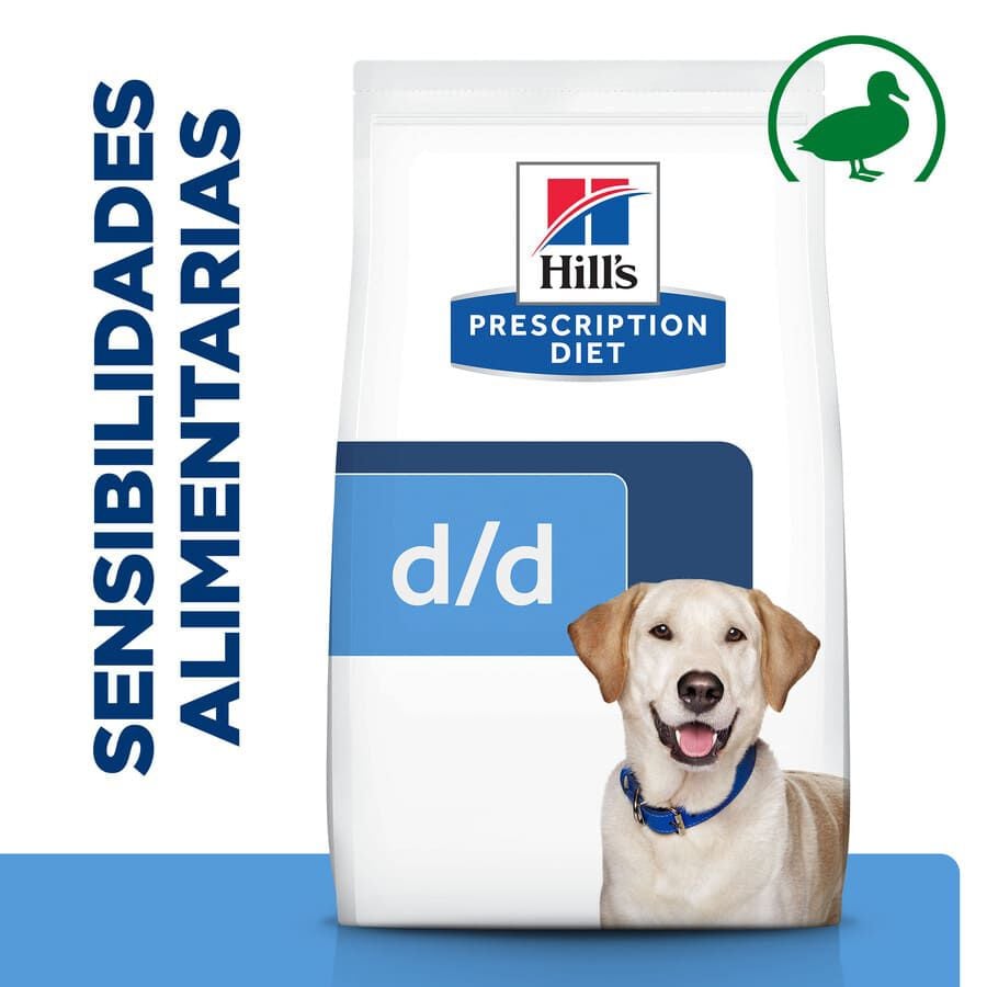 12 kg Hill's Prescription Diet Food Sensitives d/d Pato pienso para perros, , large indicador imagen numero 2